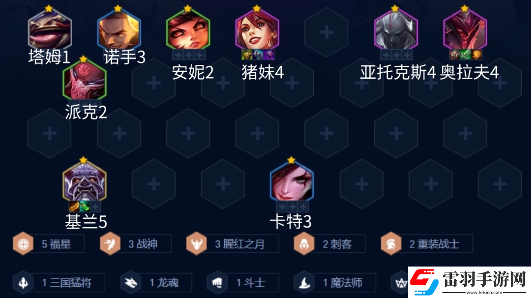 金鏟鏟之戰福星戰神奧拉夫陣容推薦