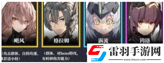 交錯戰線游戲角色排行一覽