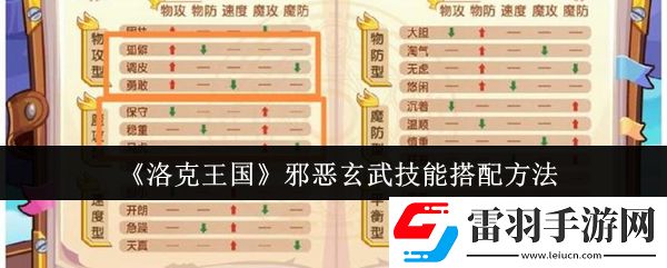 洛克王國邪惡玄武技能怎樣選擇