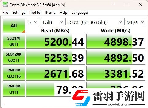 西部數據WDBlue?SN5000NVMe固態硬盤2TB評測