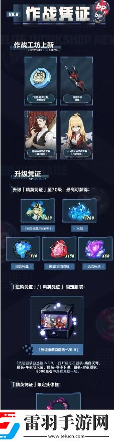 崩壞3作戰憑證6.9版本有哪些獎勵